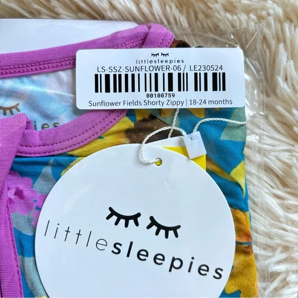 Little Sleepies Sunflower Fields Shorty 18/24 NWT
